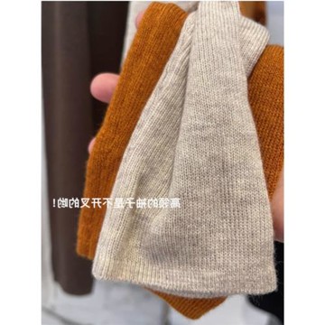 秋冬軟糯羊絨衫女堆堆領內搭高級感羊毛針織打底衫春上衣高領毛衣