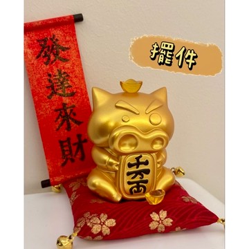 《胖胖ㄉ狗狗》*個人工作室製作*金嘟嘟左衛門擺件 肥嘟嘟左衛門 可愛 收藏 送禮推薦 新年禮物 居家生活 居家裝飾 招財