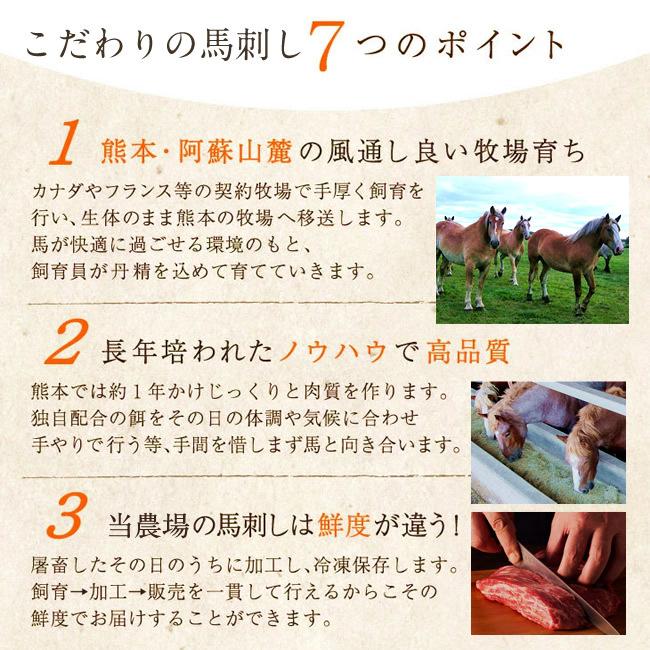 馬刺しふじ馬刺し 詰め合わせ 400g［上赤身1 ランプ1 ロース1 ヒレ1］馬肉 刺身 熊本県阿蘇［お歳暮 2023 ギフト 御歳暮］