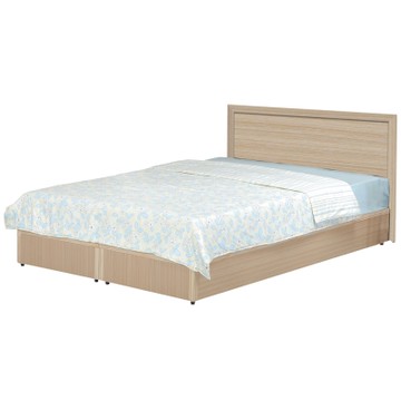 時尚屋 溫莎6尺床片型加大雙人床(床頭片+床底)