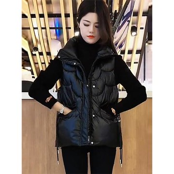 羽絨馬甲女款2026秋冬季新款背心棉馬夾女式歐貨洋氣時髦外穿坎肩