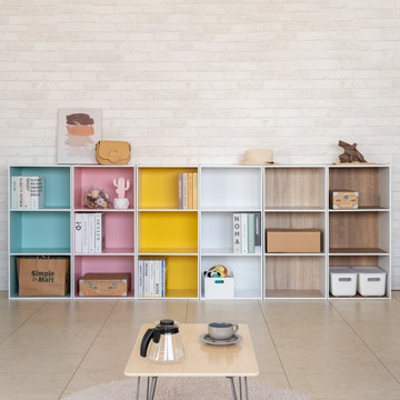 《阿瑞斯》DIY三格收納櫃/書櫃(多色可選)