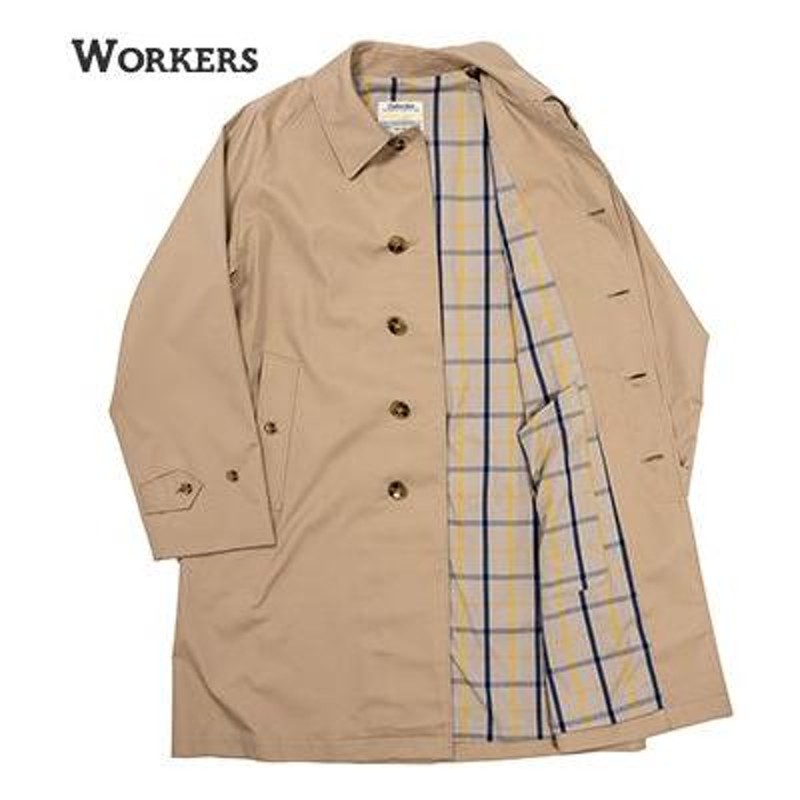 ワーカーズ ギャバジン ステンカラー バルカラーコート WORKERS Bal Collar Coat 22a-1-bcc | LINEブランドカタログ