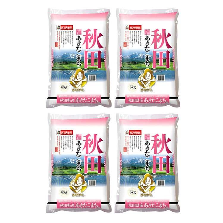 秋田県産 あきたこまち 5kg×4 ※離島は配送不可