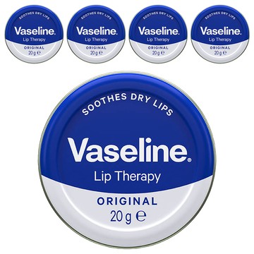 Vaseline 凡士林 圓鐵罐護唇膏-原味 20g