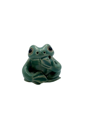 青蛙線香座・陶老件