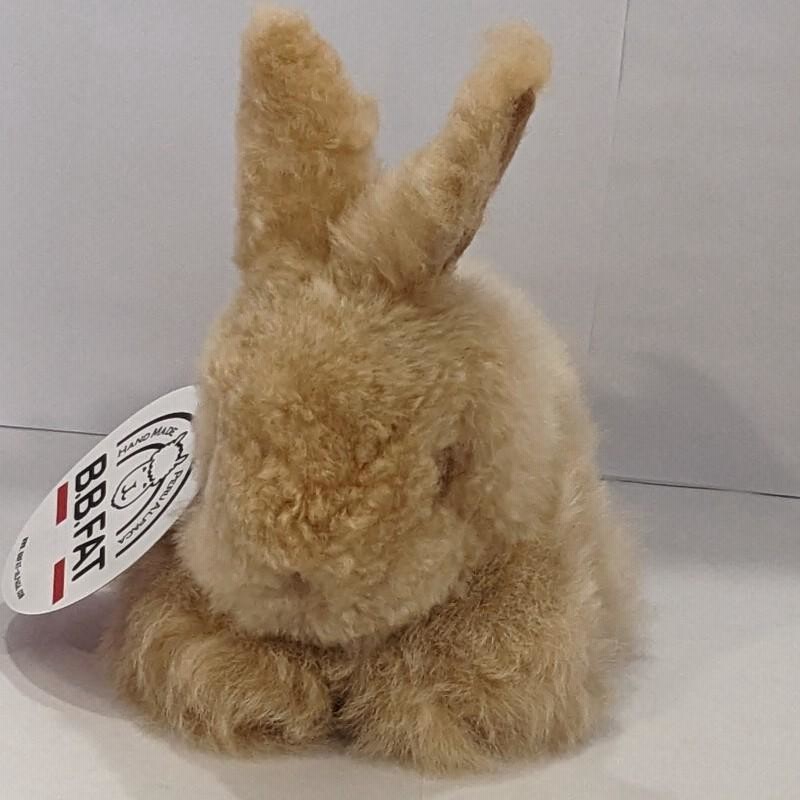 B.B.FAT うさぎ 小 ベージュ ぬいぐるみ アルパカウール ペルー
