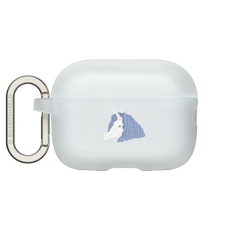 AirPods Pro 2 AirPods Case 透明 - 欣蒂小姐 Miss Cyndi - 你（藍色獨角獸）