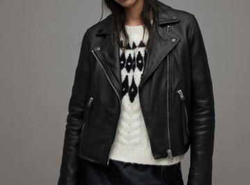 ALLSAINTS 羊皮騎士衣 DALBY  (經典款 ) size10