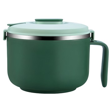 瑞典廚房 304不鏽鋼 防燙泡麵碗 1L  1個  綠色