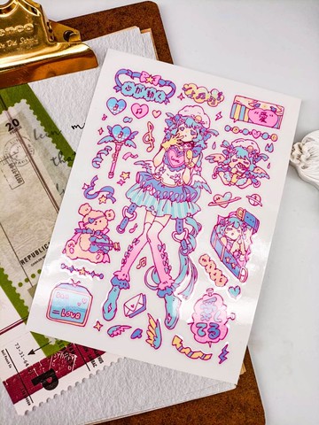 DP018_双星樂園妹H_DoublePlanet sister H/轉印貼紙