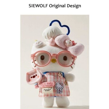 臺灣-出貨】交換禮物🌺掛件送人生日卡通可愛kitty貓禮品掛件毛絨公仔掛件包包掛飾玩偶鑰匙扣送禮物WRR3