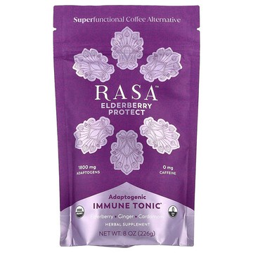 Rasa, 適應性機體抵抗支援配方，接骨木果味，8 盎司（226 克）