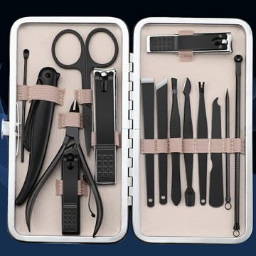 指甲鉗 修甲刀 指甲刀套裝男女士家用修眉刀防飛濺指甲鉗德國修腳刀便攜腳指甲剪