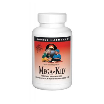 Megakid Children's Chewable Wafer 60 W by Source Naturals