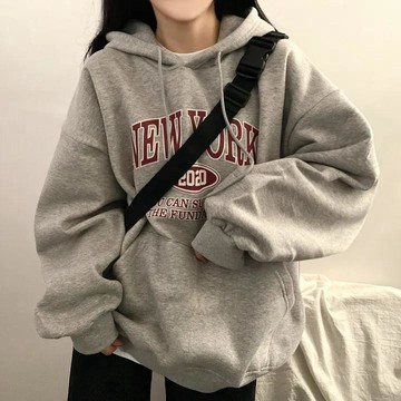 已售9642件💖Vuja de 純棉連帽衛衣 帽t 薄衛衣 長袖上衣 oversize 帽t 潮流衣服 ins風 刷毛