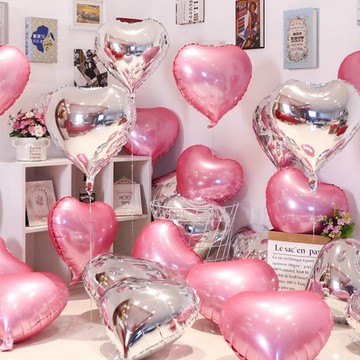 【芽米栗】最快隔日到 18吋愛心氣球 婚房氣球 求婚氣球 告白氣球 愛心佈置 求婚佈置 婚禮氣球 結婚氣球 愛心佈置