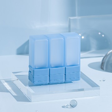 Suzzi 積木旅行分裝瓶 尼斯藍M 70ml 三件旅行組