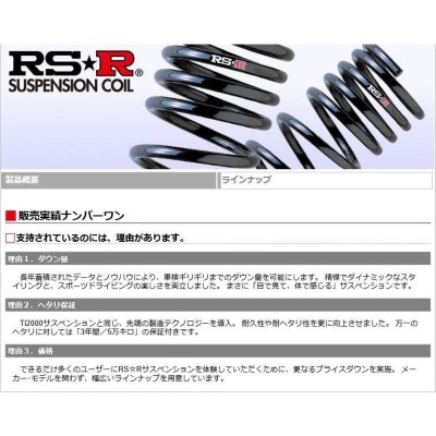 RS-Rダウンサス/ワゴンR (MH95S) R2/1〜 ハイブリッドFX