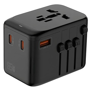 萬國旅行充，帶USB-C2/C3/USB-A接口  1個