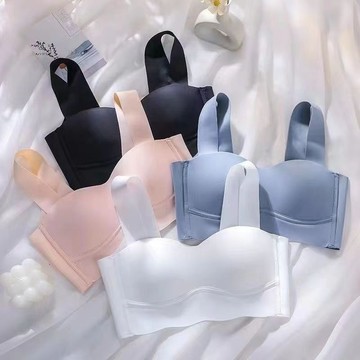 Sexy Lady必備💝無痕抹胸式內衣 少女小胸聚攏薄款 無鋼圈背心 防下垂收副乳運動文胸