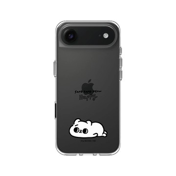 iPhone Air Clear Case（相機按鈕） 透明 - 爽爽貓 Song Song Meow by SECOND - Happy