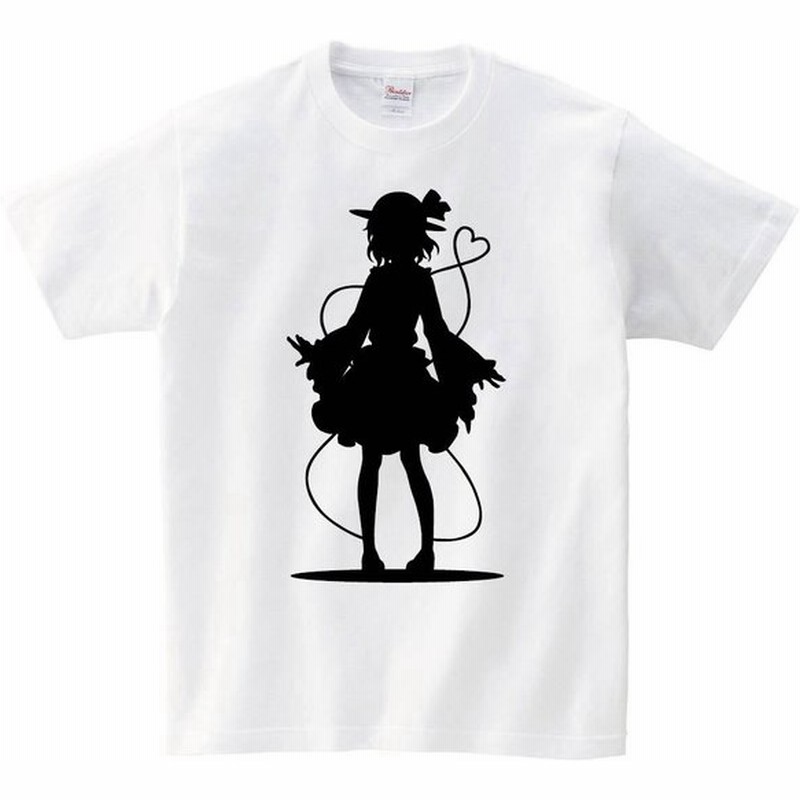 古明地 こいし 東方 シルエット 影絵 イラスト 半袖tシャツ 通販 Lineポイント最大get Lineショッピング