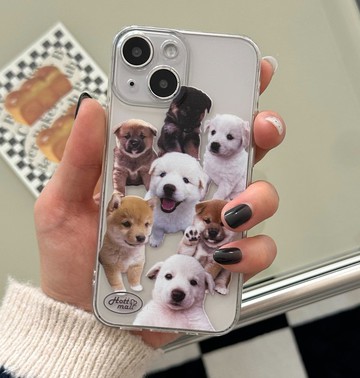 iPhone Galaxy Dog 防摔防刮透明手機殼
