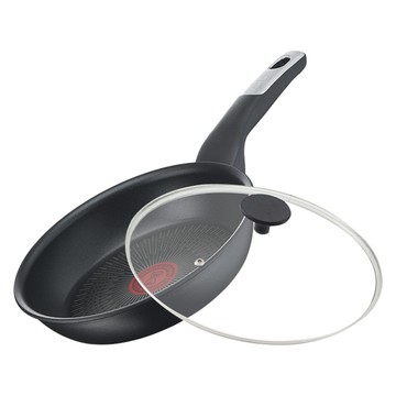 Tefal 特福 極上御藏系列 不沾平底鍋 + 玻璃蓋  24cm  1個