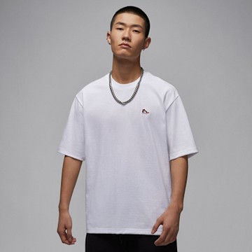 NIKE 短袖上衣 男 AS M J BRND BR SNKR PCH SS CRW 白 HJ2327-100
