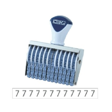 本月精選 【史代新文具】三燕COX 3號12連 號碼章/數字印/數字章