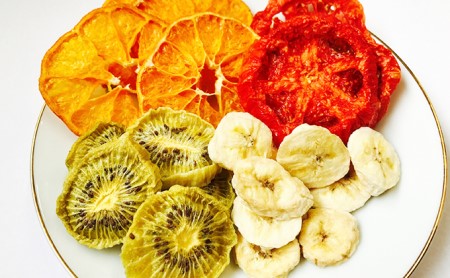 ドライ フルーツ 4種類 セット 無添加 みかん 蜜柑 トマト バナナ キウイ お菓子 おやつ 健康 ビタミン 栄養 果物