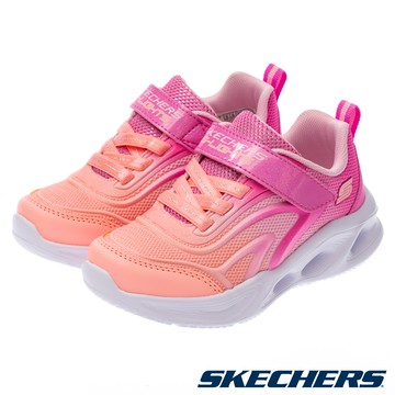 SKECHERS 童鞋 女嬰童燈鞋系列 SKECHERS SOLA GLOW - 303713NPKMT