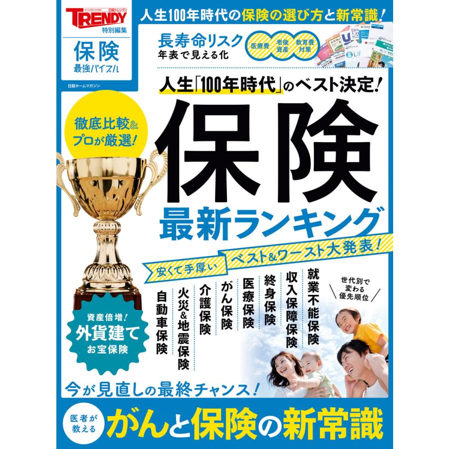 保険最新ランキング 人生100年時代のベスト ワースト大発表