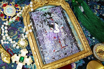 冊架圖 - 韓國女孩民間繪畫明信片 (libet) 雙面