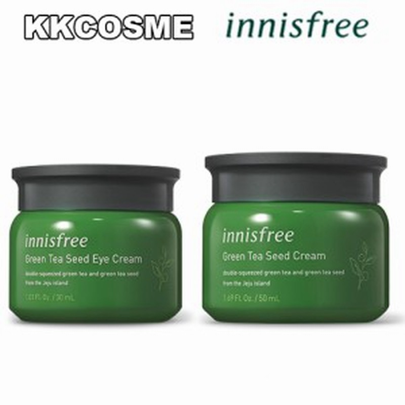 Innisfree イニスフリー グリーンティー シード クリーム 50ml アイクリーム 30ml フェイスクリーム スキンケア 保湿効果 韓国コスメ 正 通販 Lineポイント最大1 0 Get Lineショッピング