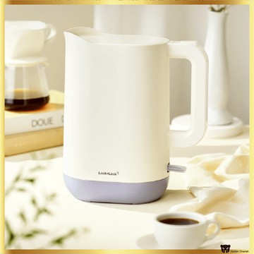 LocknLock 陶瓷電熱水壺 1L | 無縫設計 | 雙重絕緣 | 4層陶瓷塗層