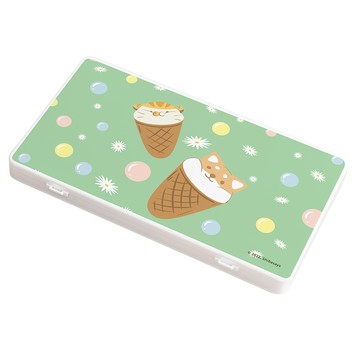 【柴語錄】口罩隨身收納盒-聯名系列 冰淇淋 （18.4x10.4x1.5cm） _廠商直送