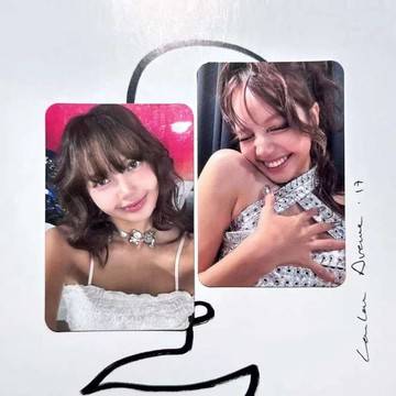 正版小卡 BLACKPINK 墨 麗薩 Lisa 中文卡背 yeti幸運卡 莎 yeti特典 yetimall 幸運球莎