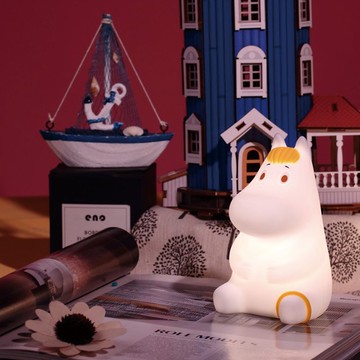 VIPO 嚕嚕米  歌妮造型拍拍小夜燈 嚕嚕米小夜燈 (充電版)-13CM