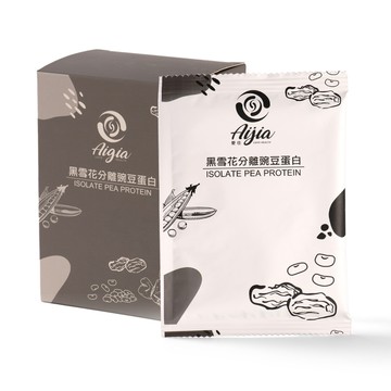 分離 【Aijia愛佳 】黑雪花分離豌豆蛋白-隨身包10包/盒 全素無乳糖