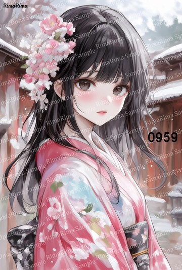 0959 原創貼紙 原創人物貼紙 貼紙 標籤 りまりま RimaRima