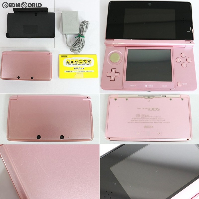 国内配送】 ニンテンドー 3DS ミスティピンク 本体 付属品 任天堂 792