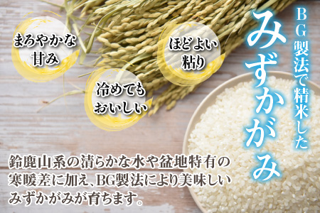  BG無洗米 みずかがみ 60kg（10kg × 6回）