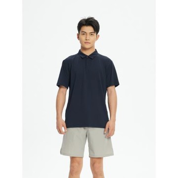 男春夏新款運動POLO衫輕薄高彈速干衣T恤高爾夫戶外健身上衣