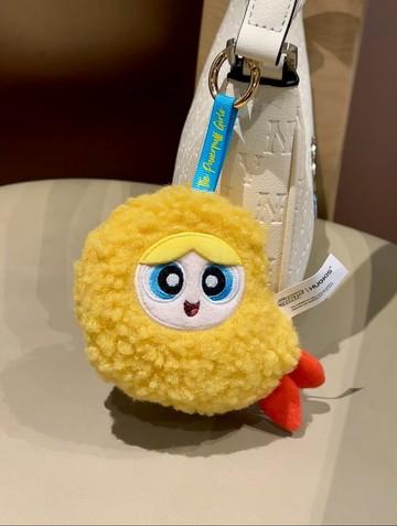 飛天小女警 天婦羅炸蝦 毛絨 吊飾