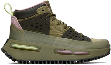 adidas x Humanrace by Pharrell Williams 绿色 NMD S1 RYAT 高帮运动鞋
