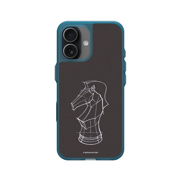 iPhone 17 Clear (相機按鈕) 夜幕藍 - Sketch Factory - 西洋棋