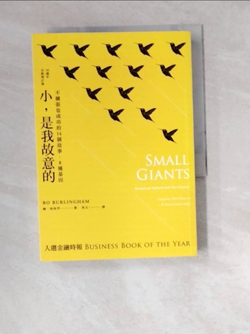 【書寶二手書T2／財經企管_W5K】小，是我故意的(10週年全新增訂版)_鮑‧柏林罕