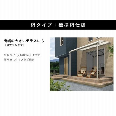 テラス 屋根 DIY ベランダ バルコニー 後付け テラス屋根 1.5間×4尺 